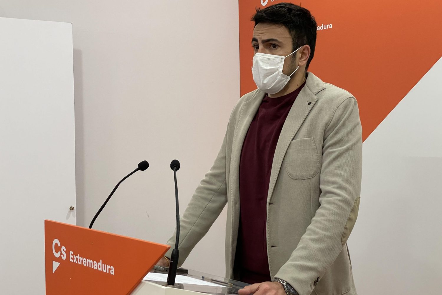 David Salazar, Ciudadanos Extremadura, Coordinador.