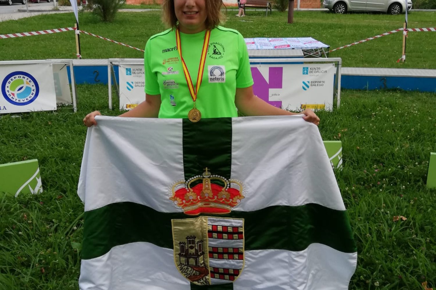 Elena Ayuso en Pontevedra.