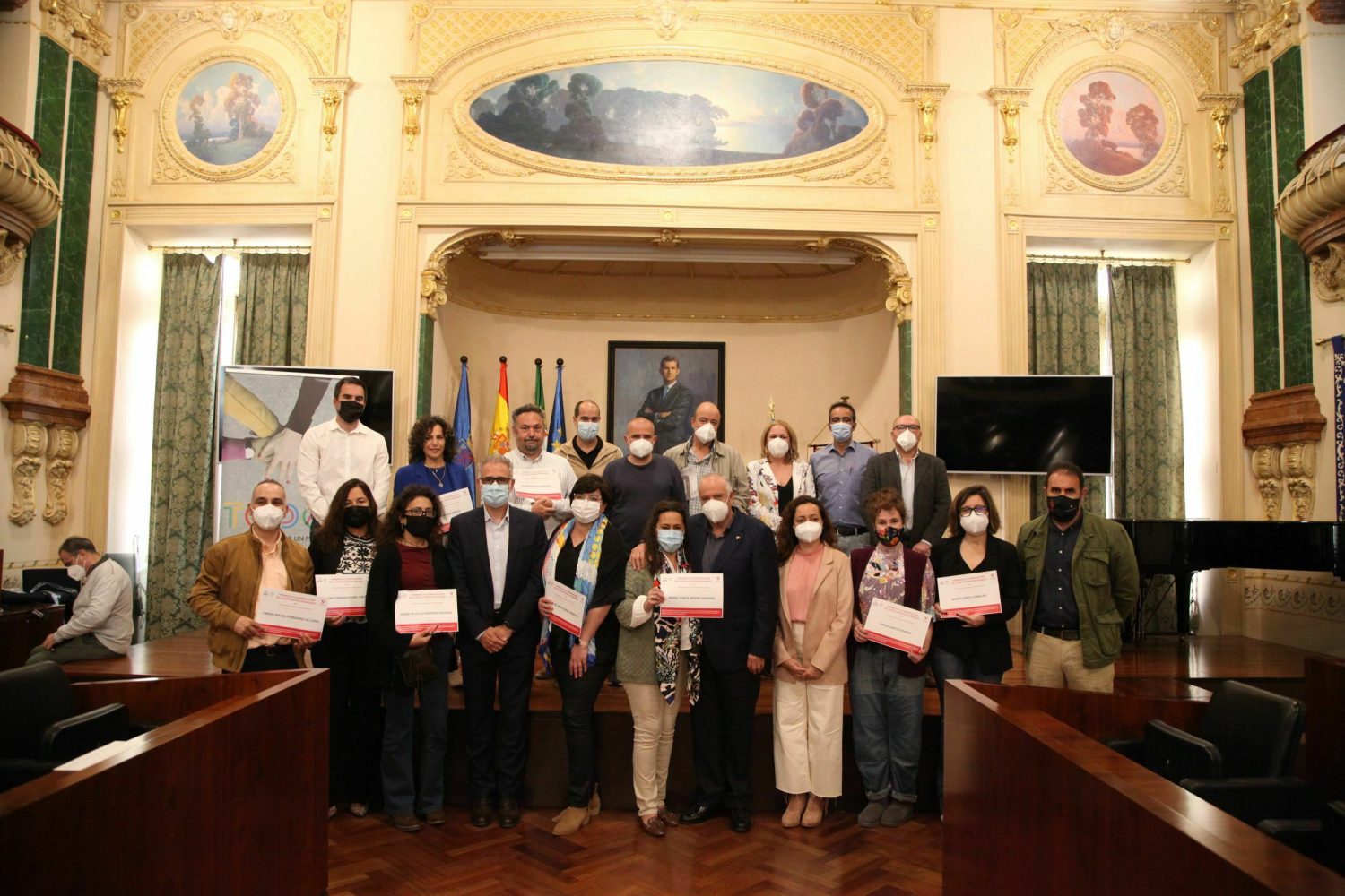 La vicepresidenta segunda y diputada delegada del área de Recursos Humanos de la Diputación Provincial de Badajoz, Viriginia Barrallo, asiste al acto de entrega de los Premios PROINNOBA de la Diputación.
Diputacion de Badajoz ,Fotografo Santiago Rodriguez Casado