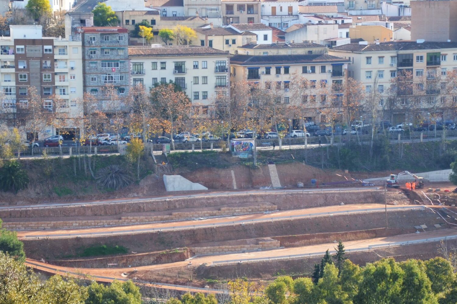Foto aparcamiento parque del Príncipe. Vista desde la Sierrilla 1