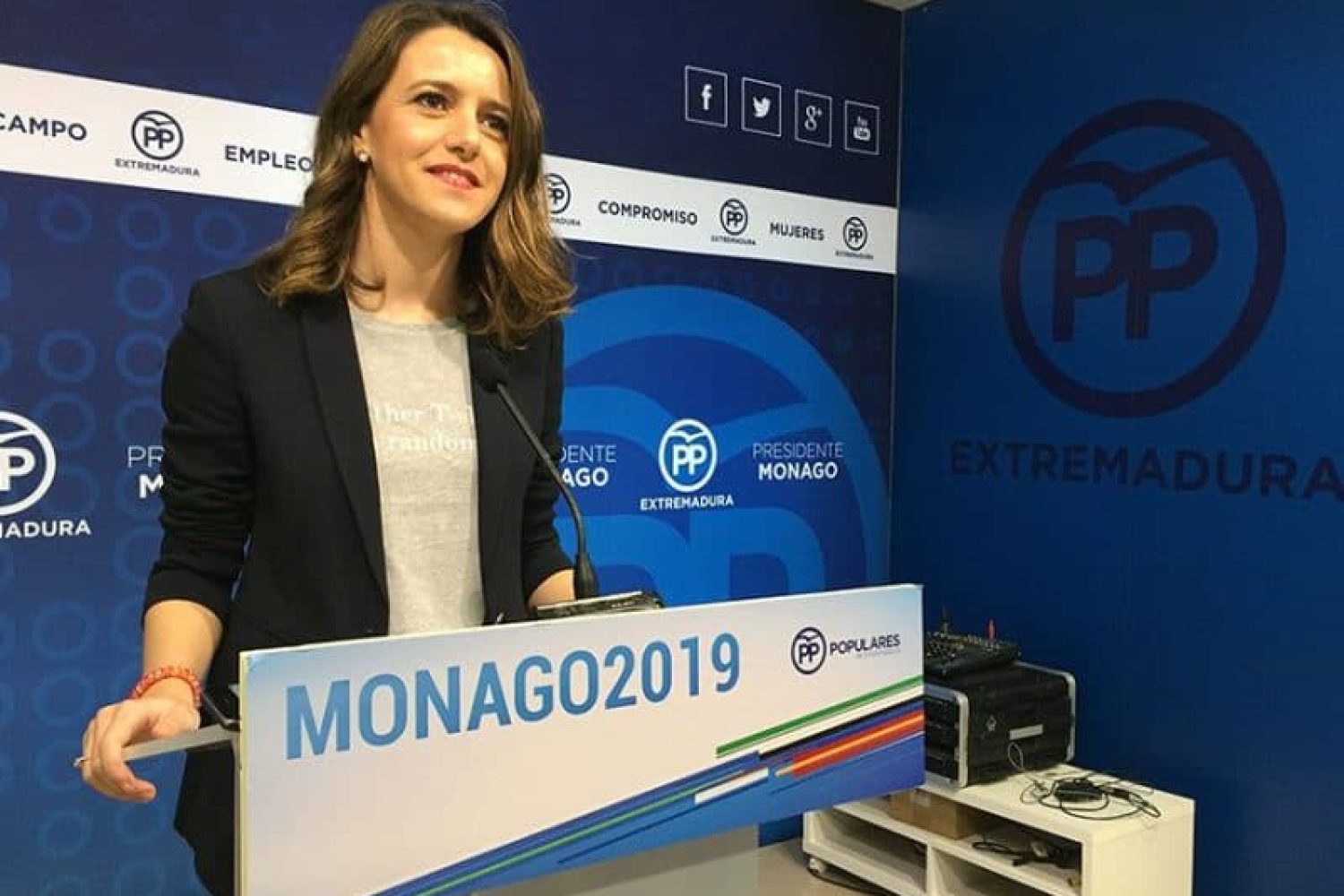 Gema Cortés. Portavoz partido Popular.