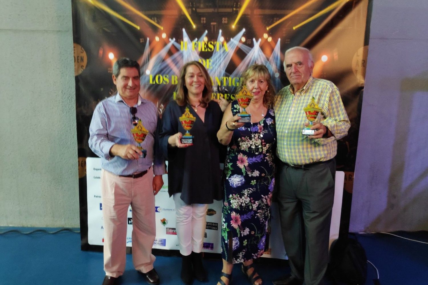 Los premiados en la II Fiesta de los Bares Antiguos de Cáceres