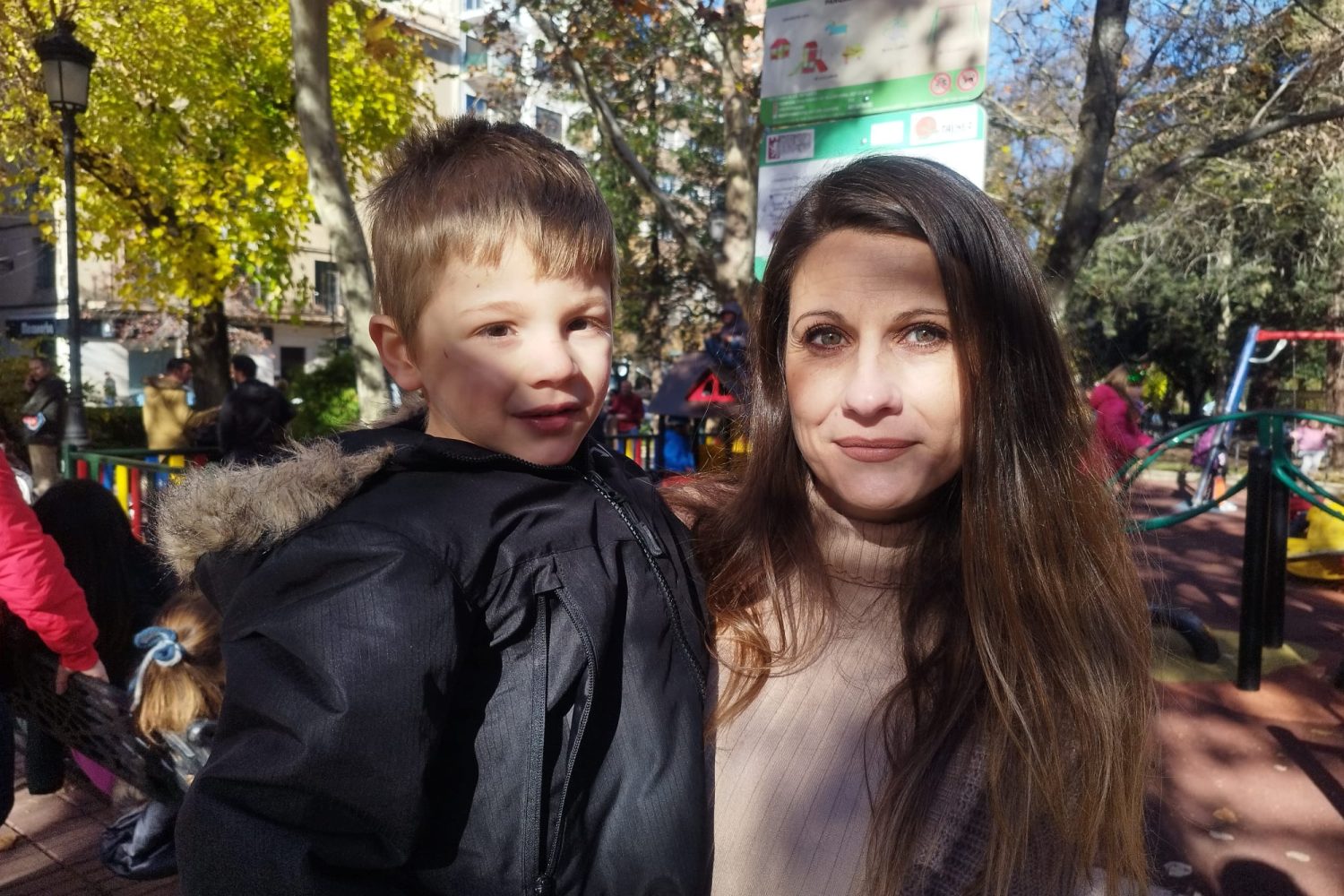 Isaías y su abuela Laura