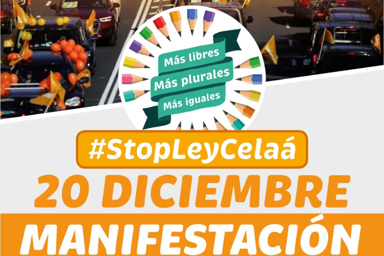 Manifestación horarios Extremadura 20 diciembre