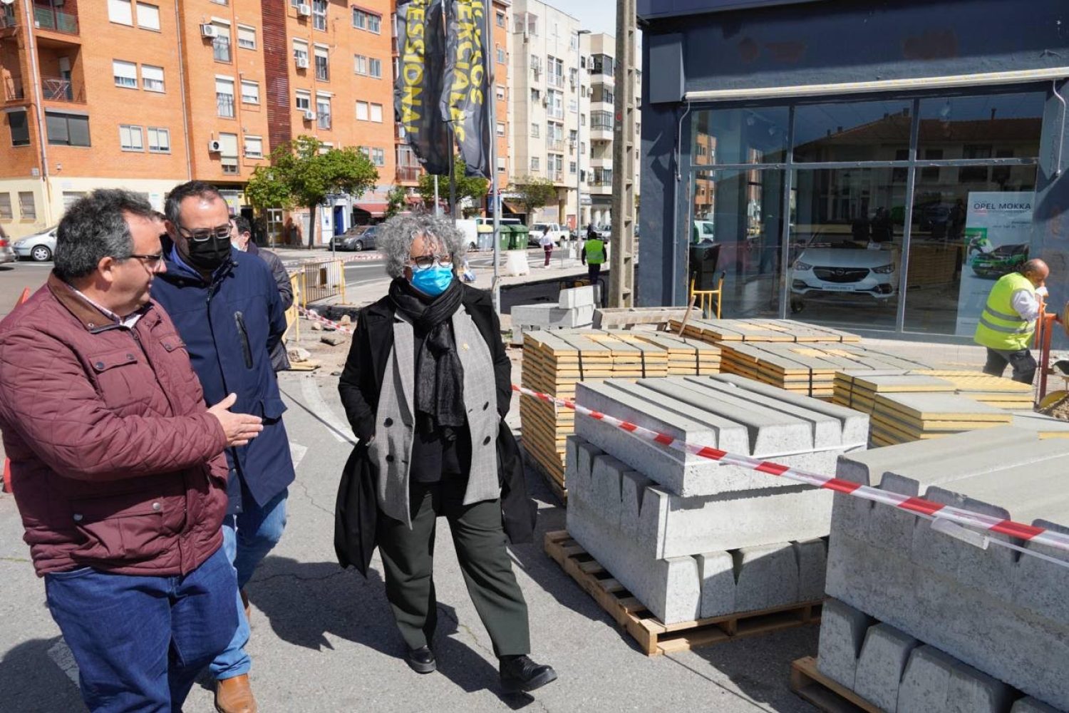 Obras accesibilidad paradas autobus