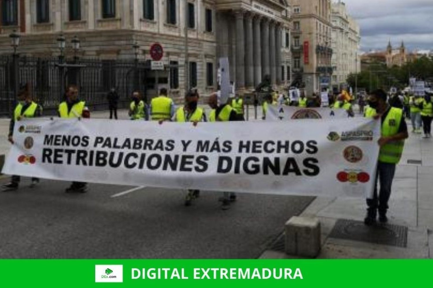 Primera manifestación de militares para exigir al Gobierno unas retribuciones dignas