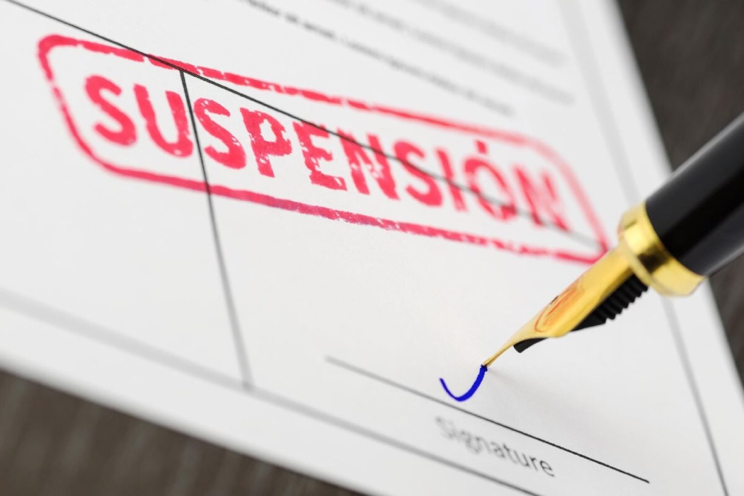 SUSPENSION
