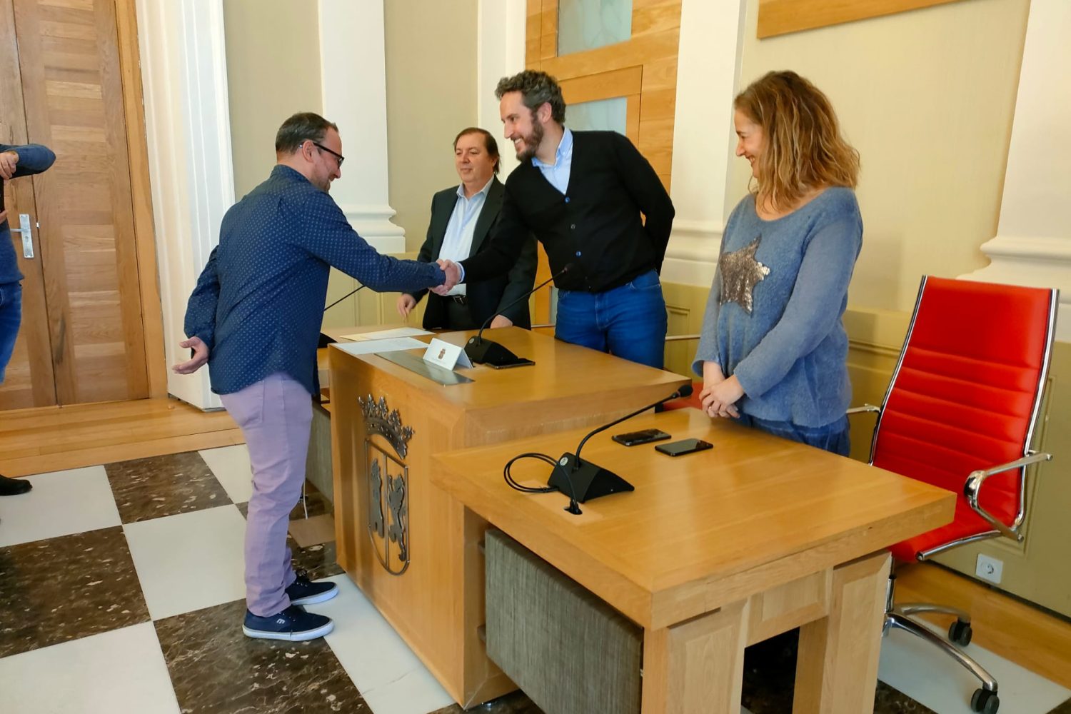 Toma de posesión nuevo técnico de comercio