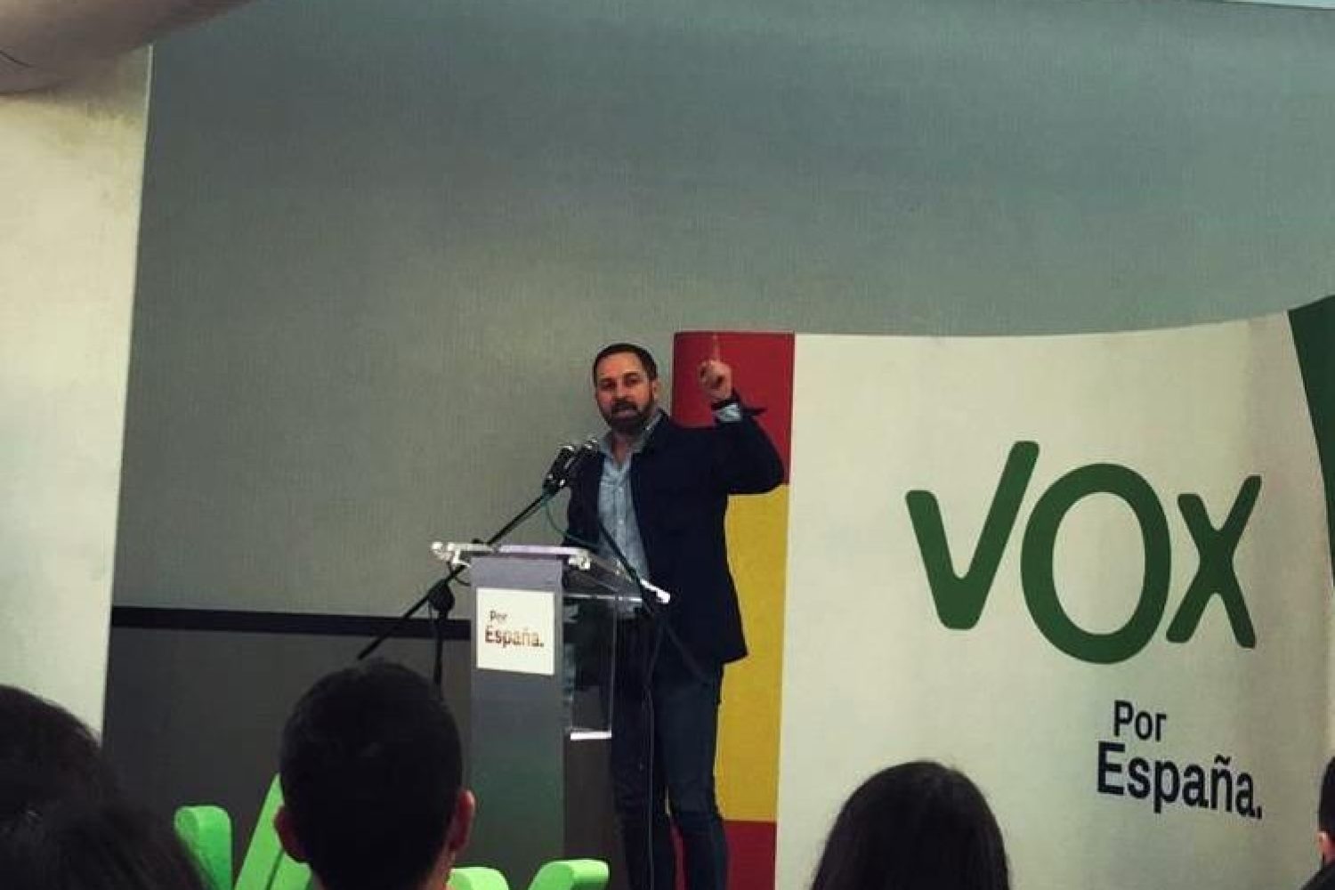 Abascal, VOX, en Mérida.