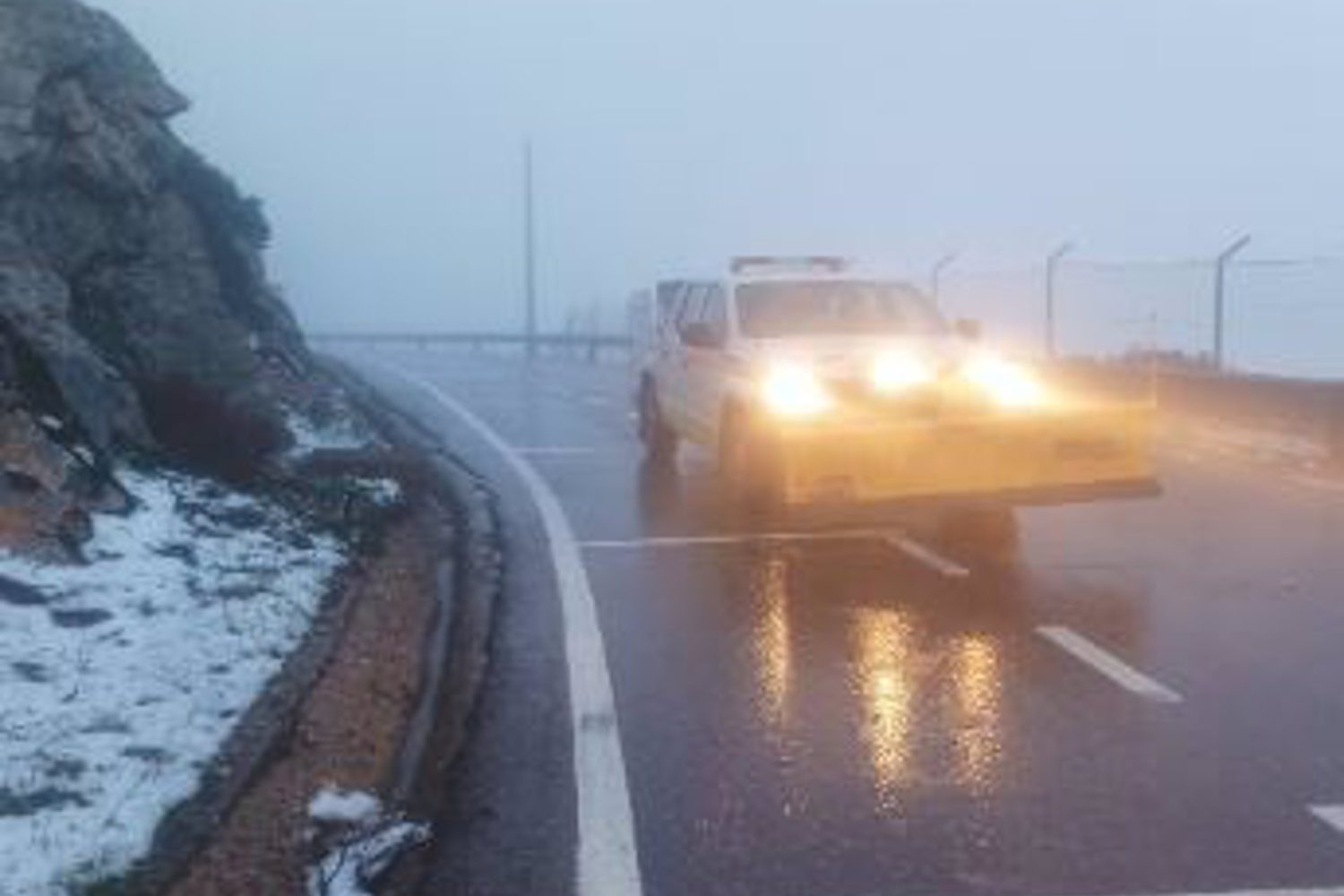 Todas las carreteras del norte de Cáceres están abiertas a la circulación pero bajo vigilancia por la borrasca Nelson