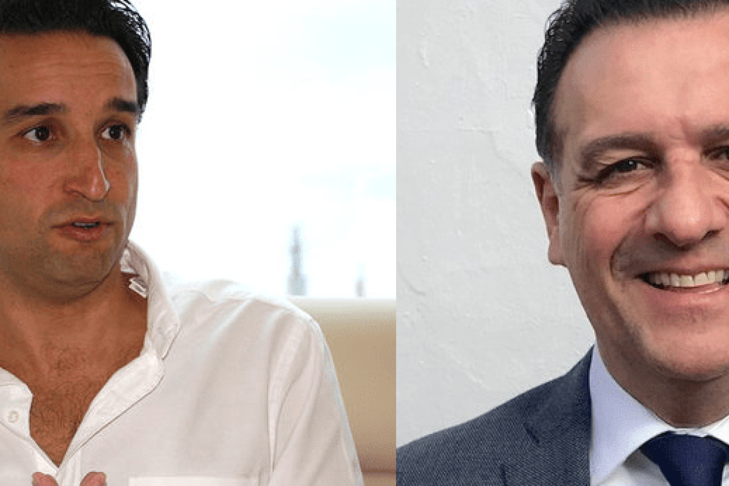 De izda a dcha, Cabezas, PSOE y Morales, VOX.