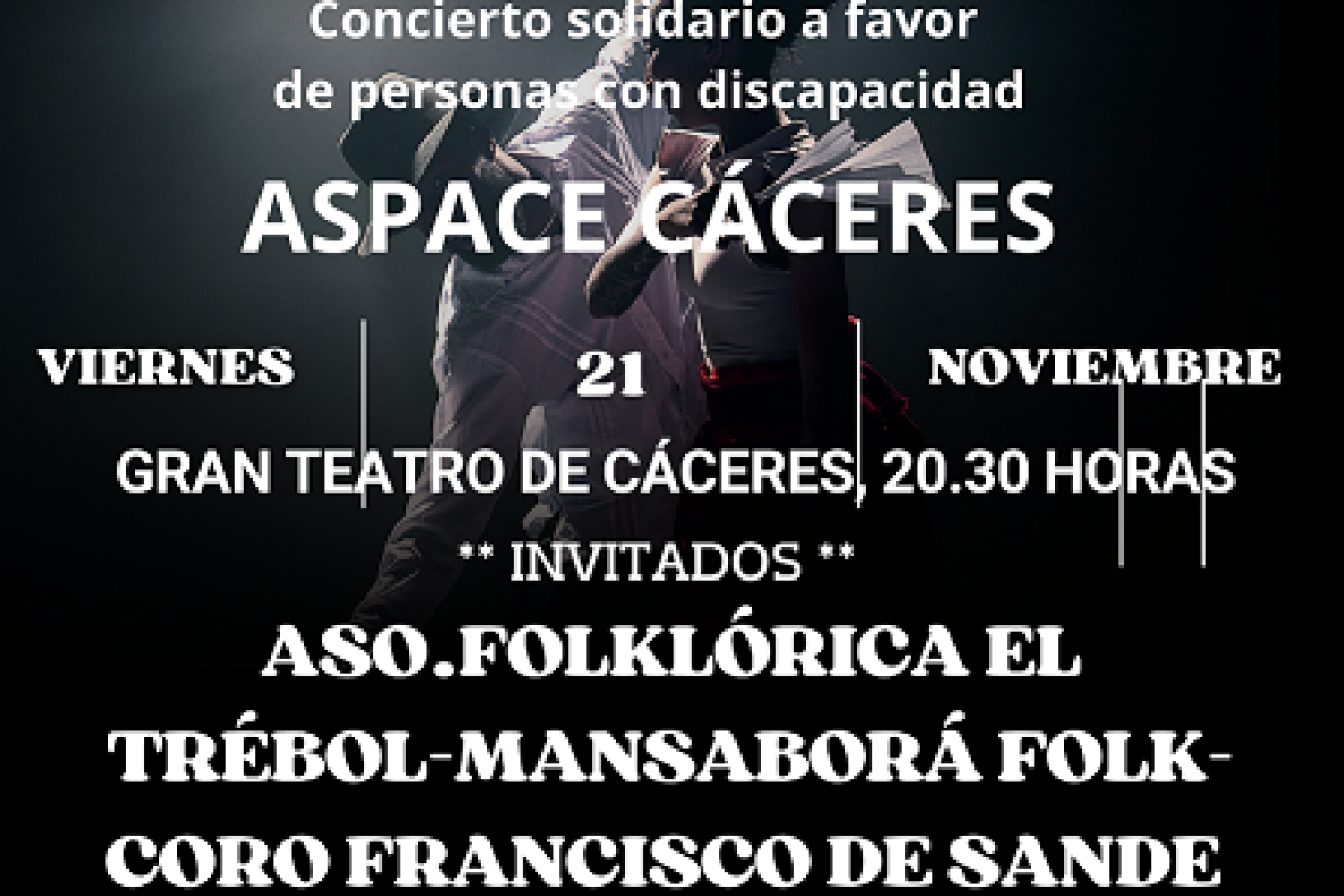 cantautaria folklórica cartel para medios