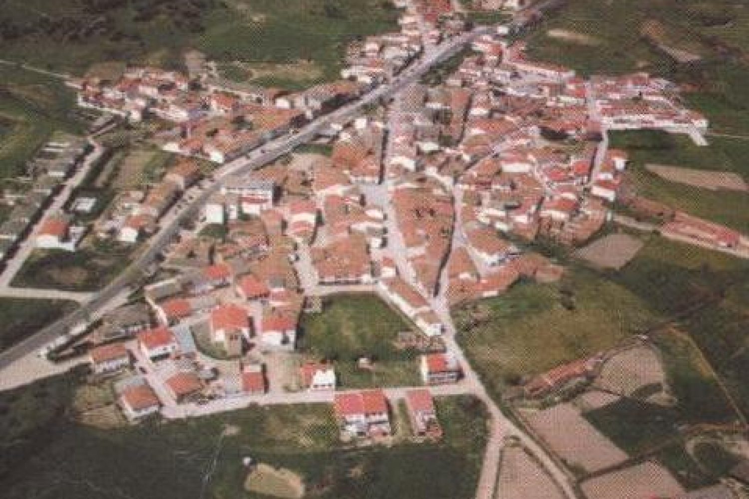 Vista aérea de Carcaboso