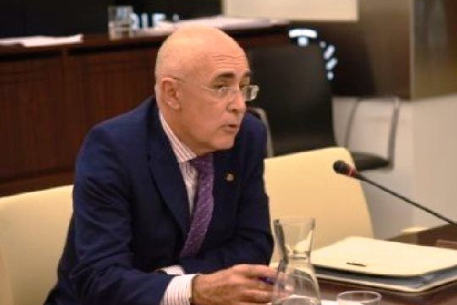 Doctor Carlos Arjona, presidente del Consejo de Colegios Profesionales de Médicos de Extremadura .