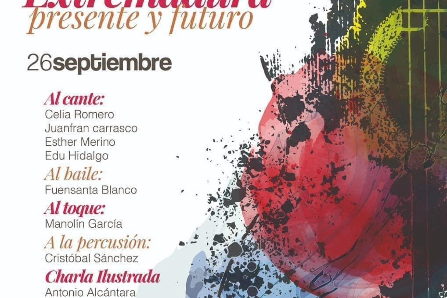 cartel bienal flamenco extremadura