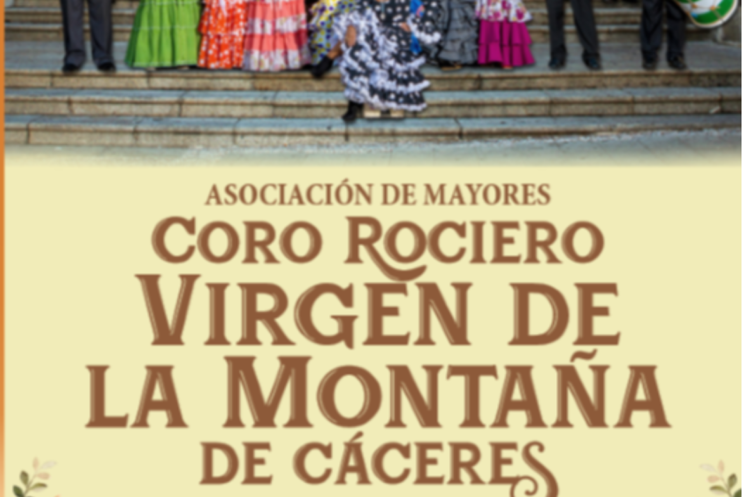 cartel coro rociero en la sede