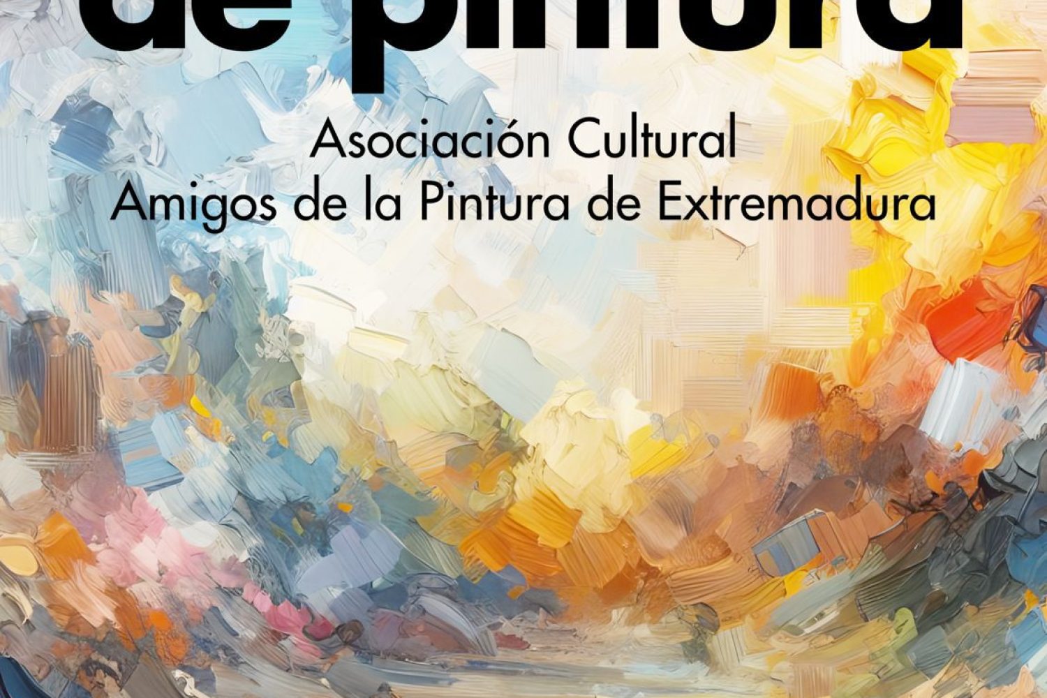 cartel exposición pintura sede