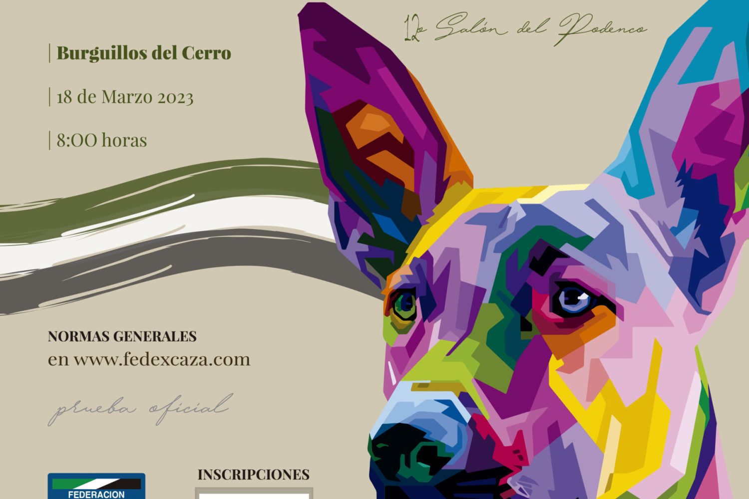 cartel podencos