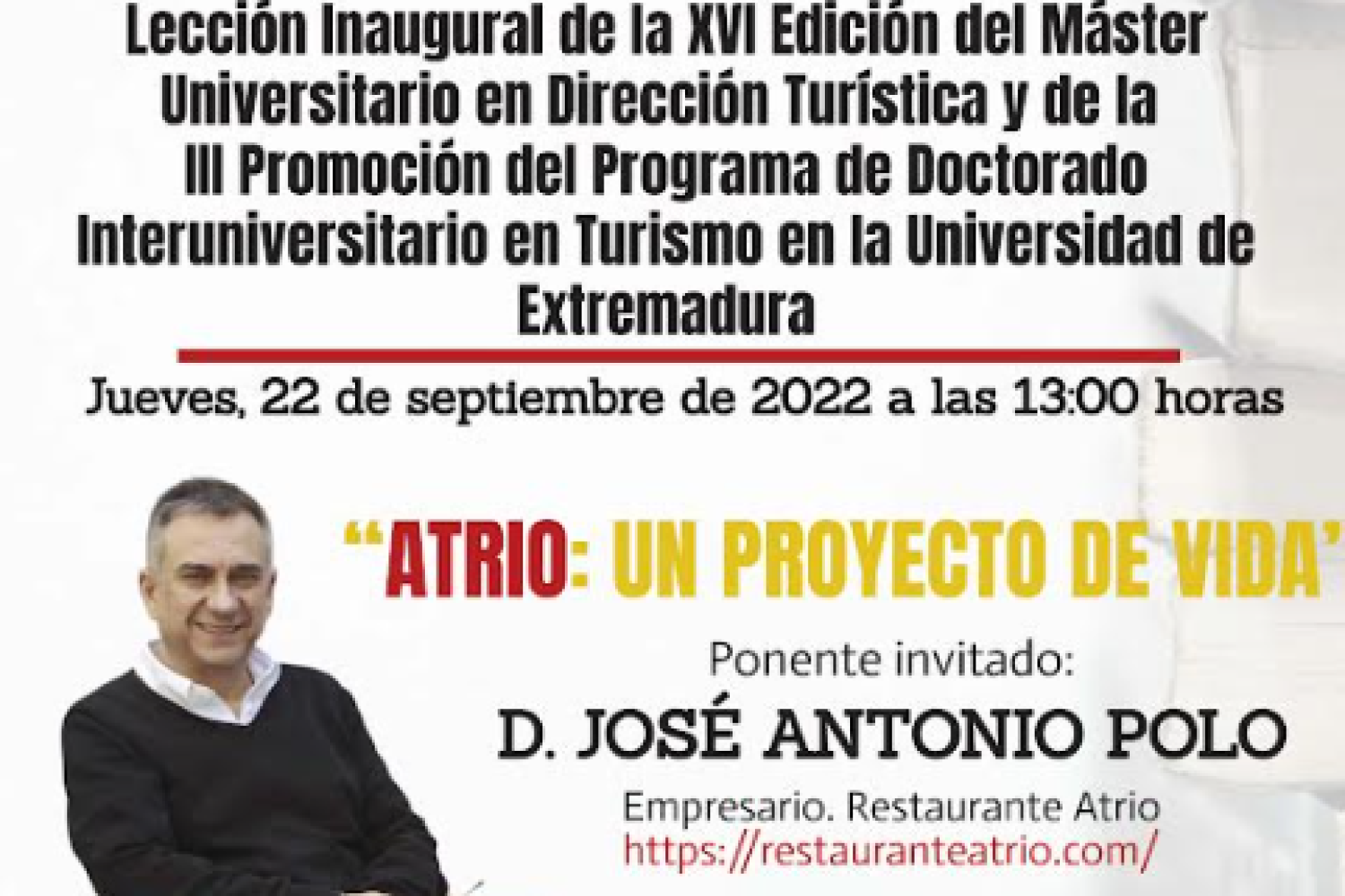 cartel polo atrio