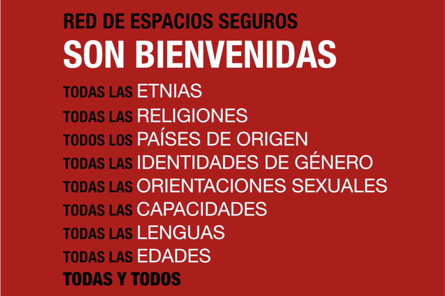 cartel refugiados