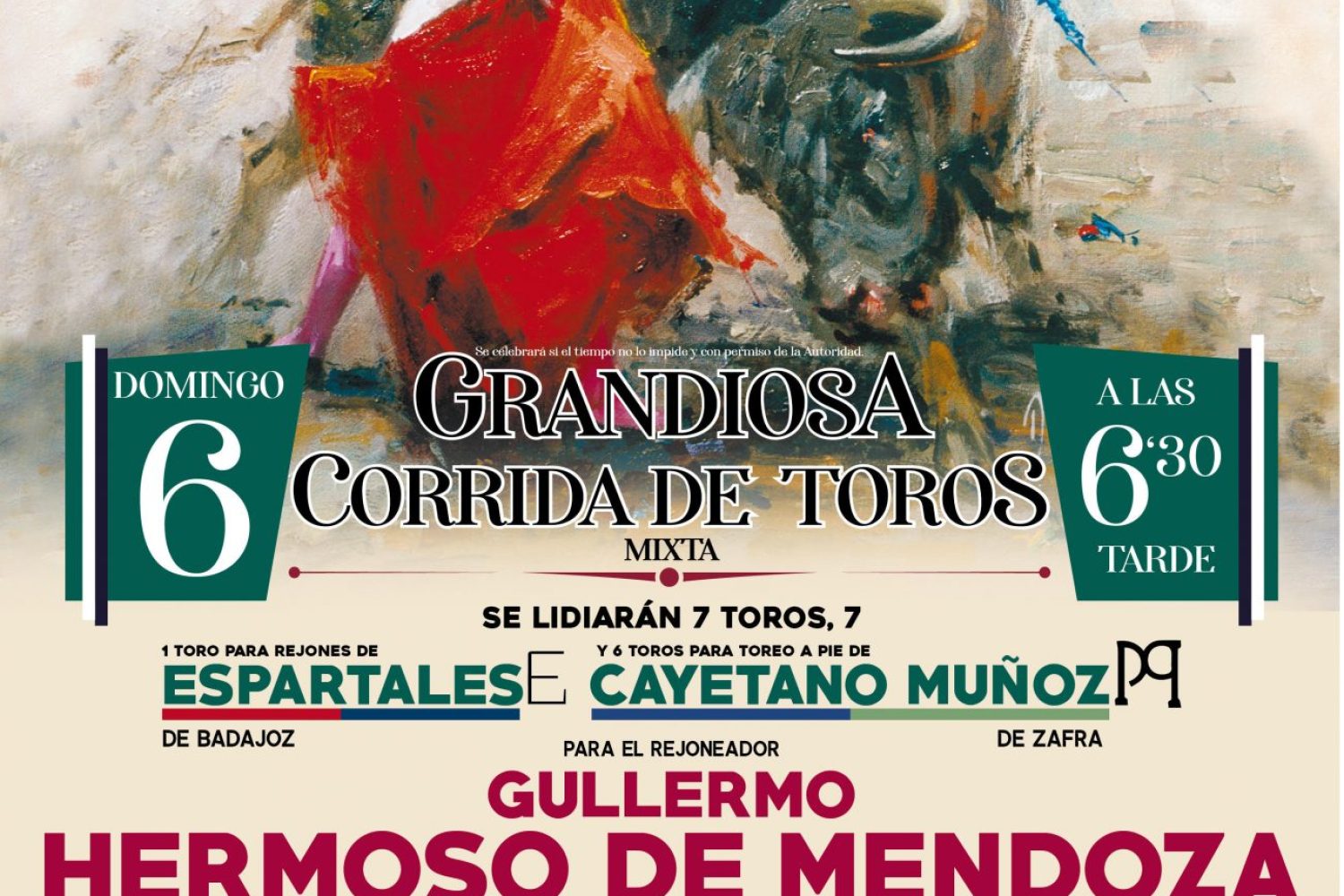 cartel toros d benito