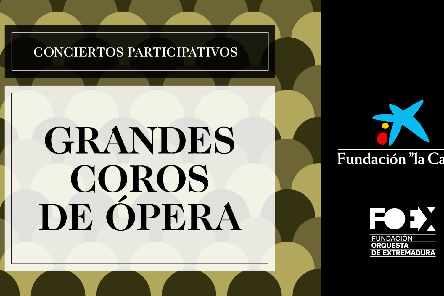 cartela grandes coros de opera