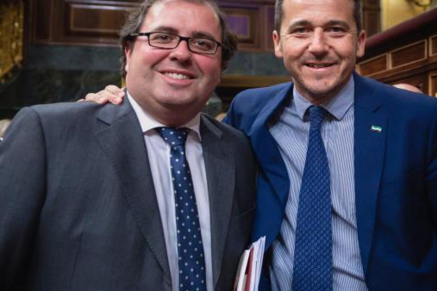 De izda a dcha, Casero y Píriz.