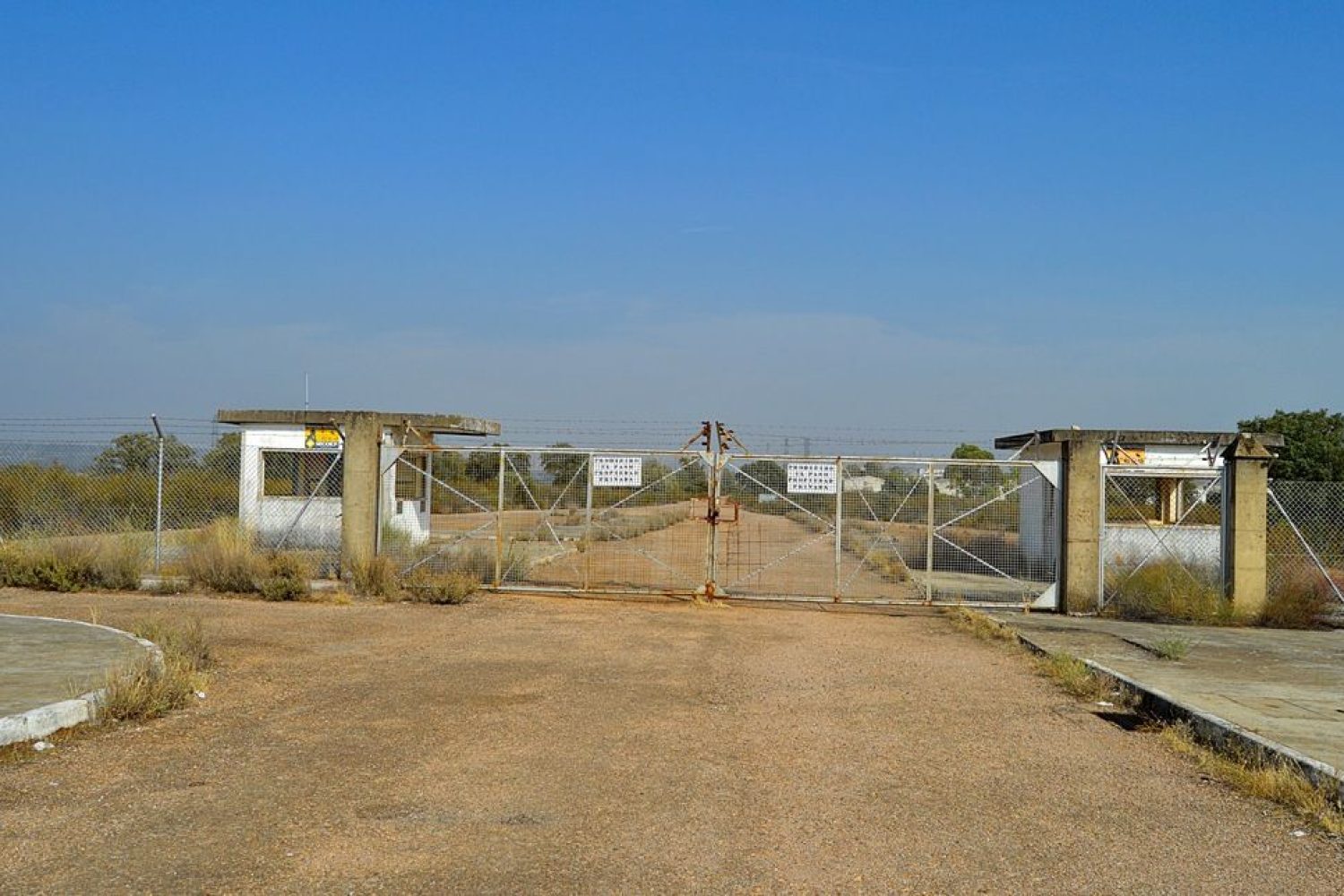 Central Nuclear Valdecaballeros. Entrada.