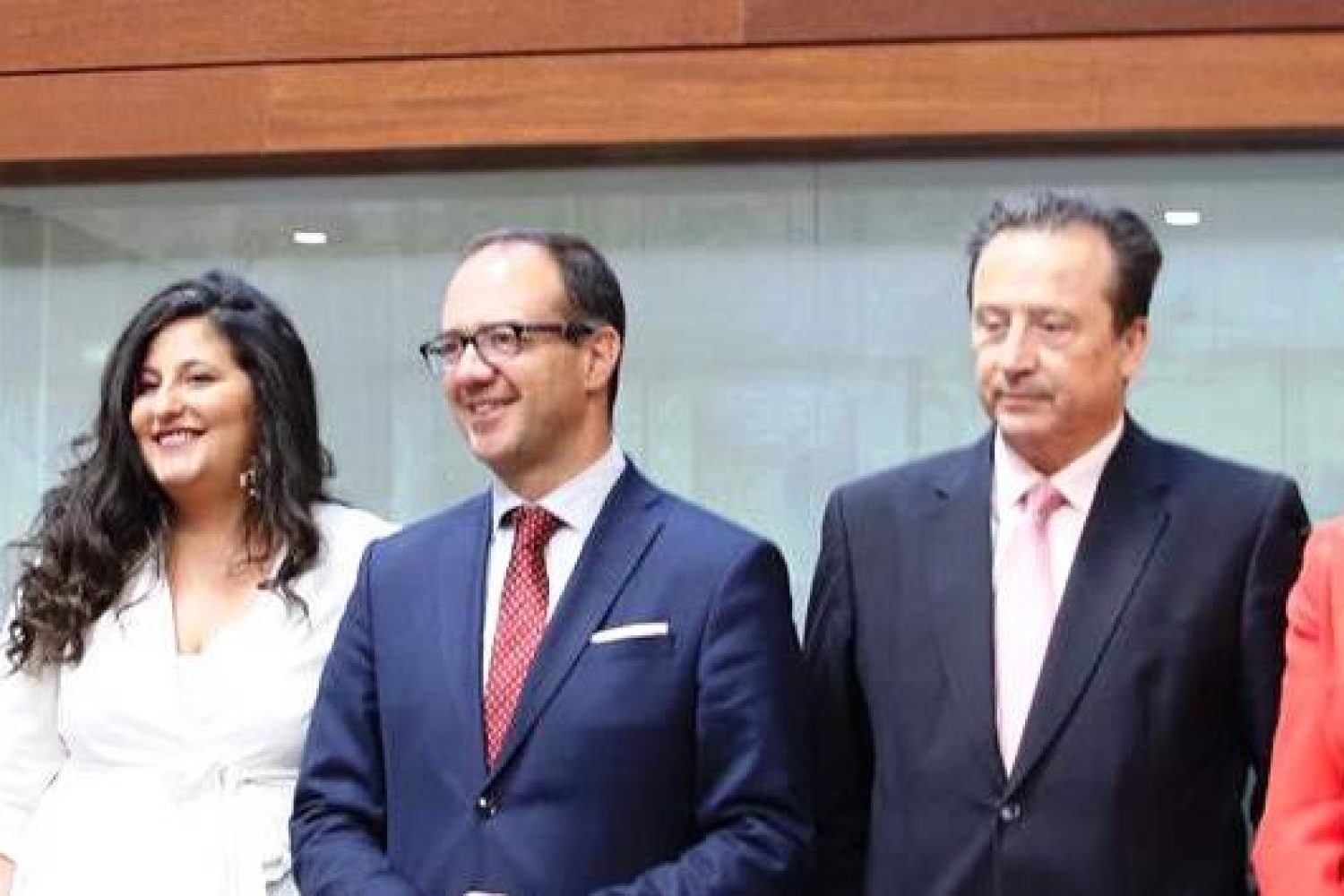 Los siete diputados regionales de Ciudadanos en la Asamblea de Extremadura.
