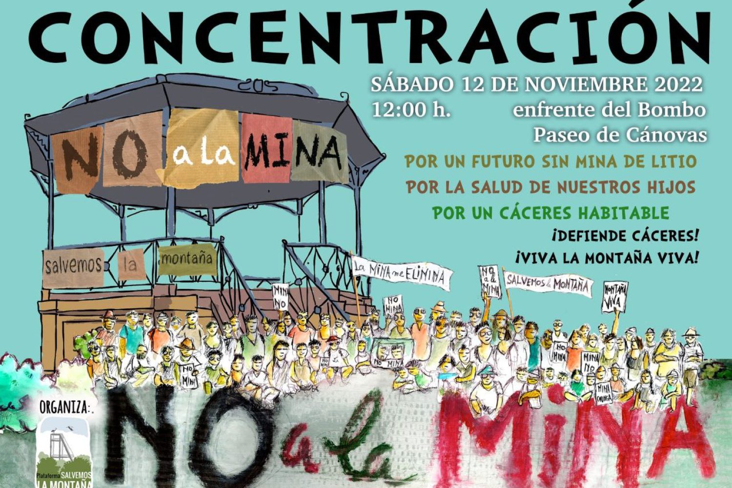 concentracion no a la mina cc