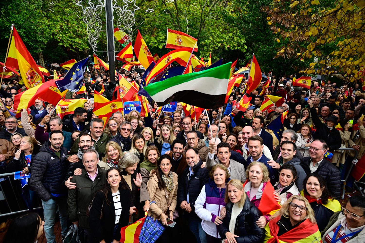 CACERES. CONCENTRACION CONTRA AMNISTIA. MARIA GUARDIOLA
