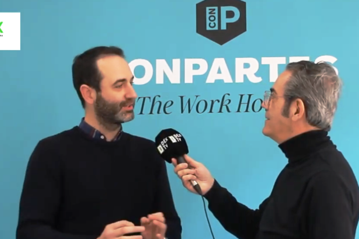 Víctor Lebrijo, de CONPARTES, charla con Paco de Borja, de Digital Extremadura.
