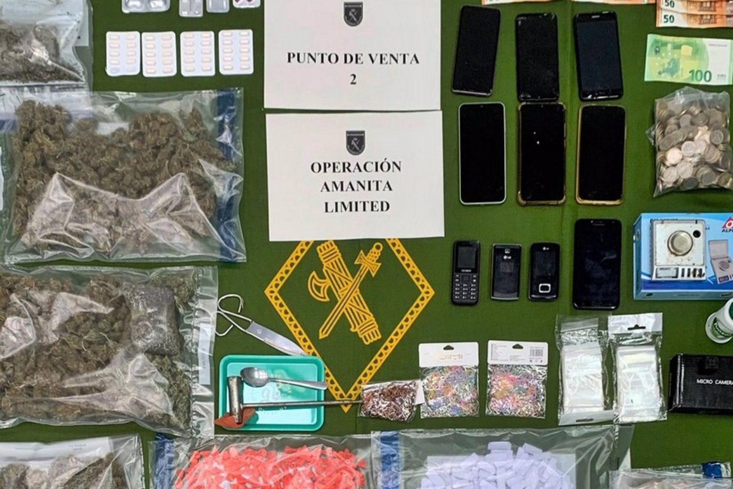 Sucesos.- Desarticulados dos clanes de la droga en Villanueva del Fresno que utilizaban motos para la venta a domicilio