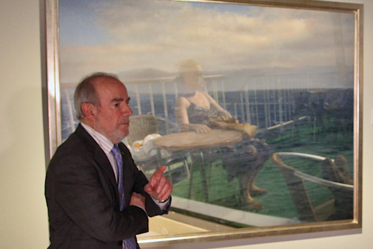 Eduardo Naranjo en el MUBA pacense.