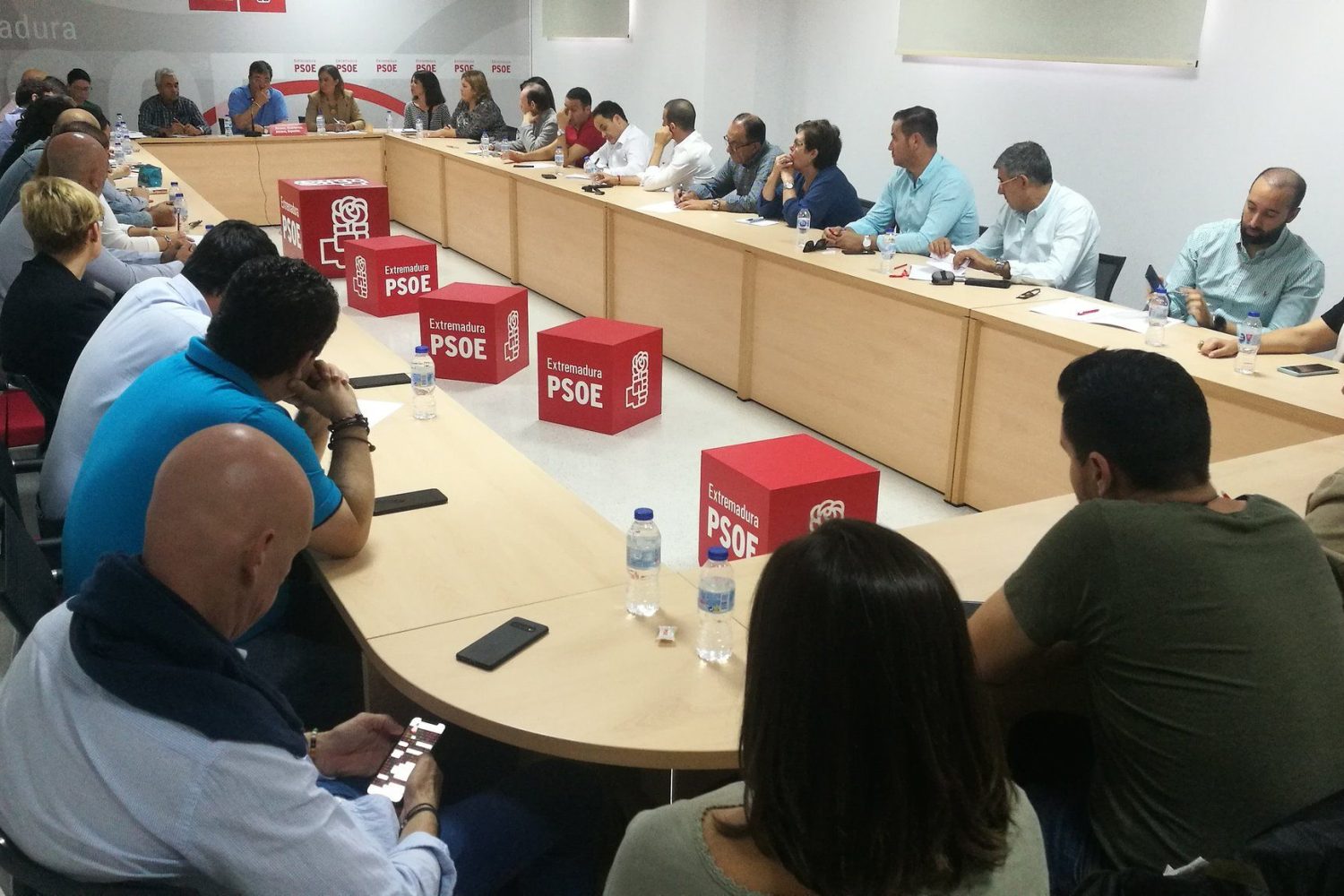 Reunión Comité Ejecutivo Regioanl del PSOE extremeño.