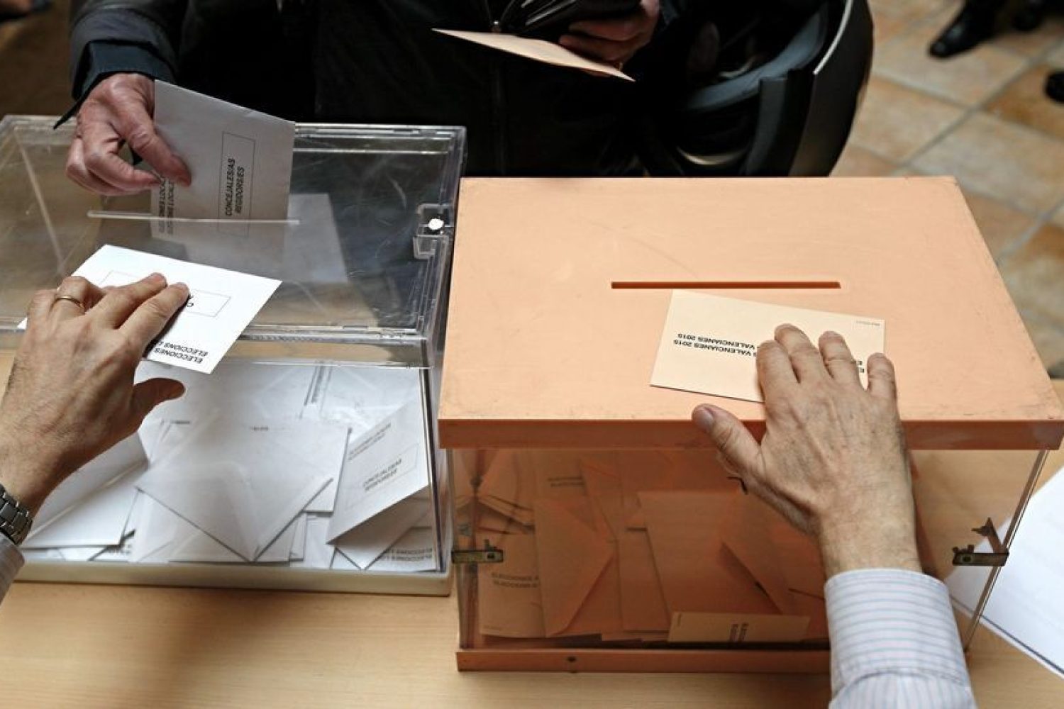 Urnas en elecciones pasadas. Archivo.