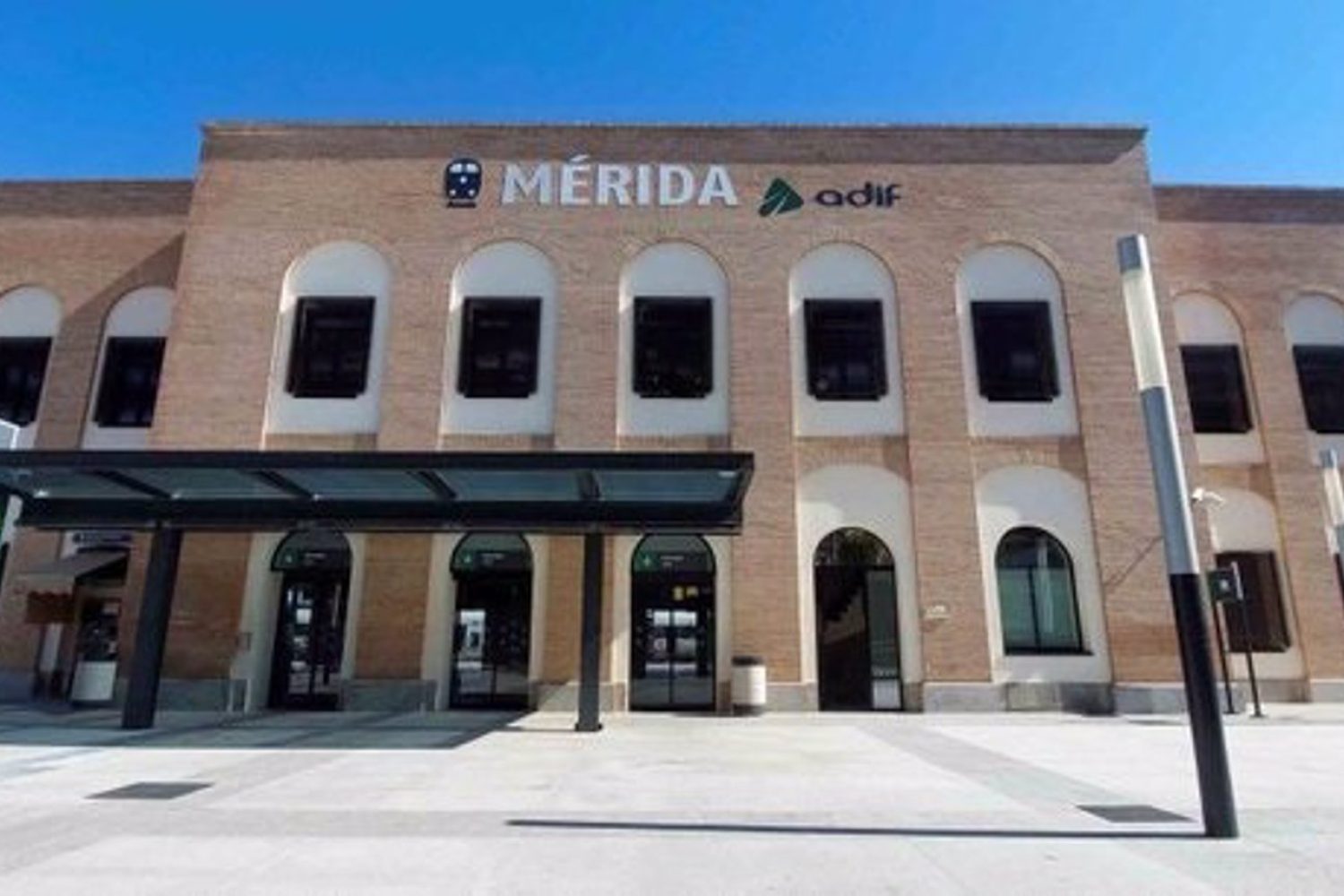 Estación de ferrocarril de Mérida.