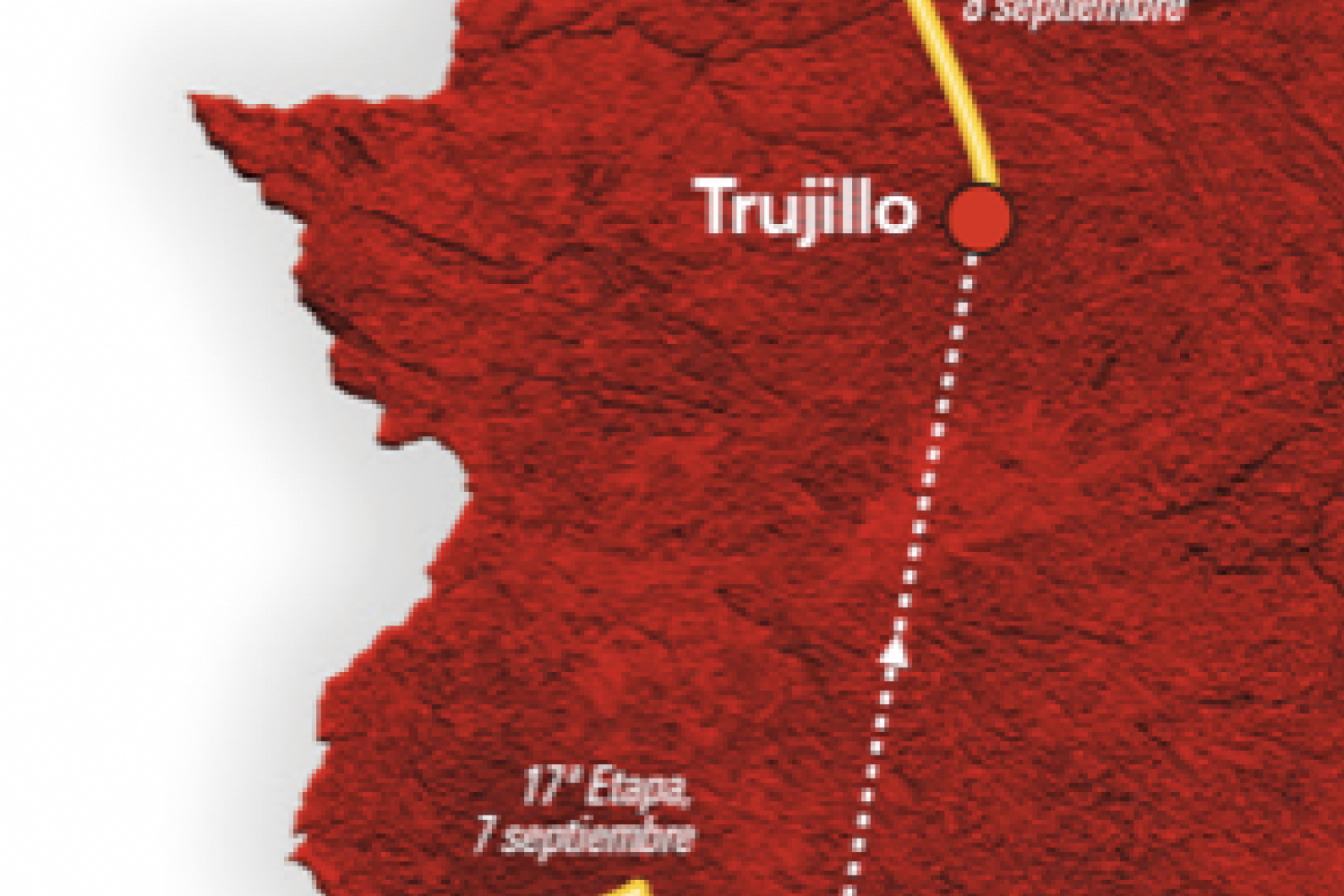 etapas extremadura vuelta a españa