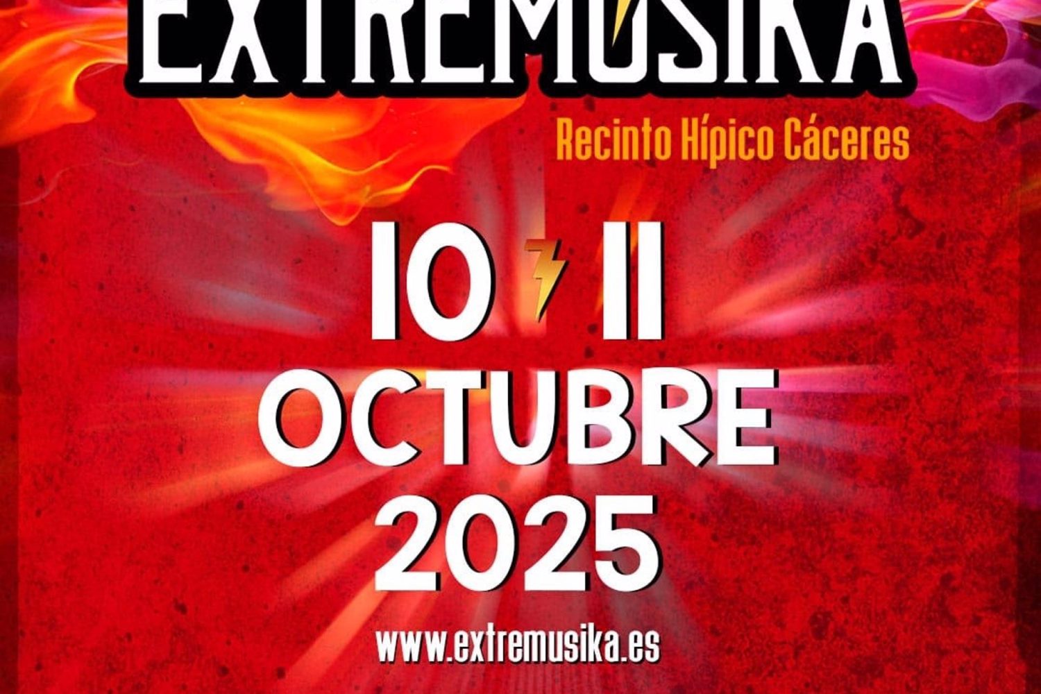 El festival Extremúsika de Cáceres vuelve este año en octubre con dos días de conciertos