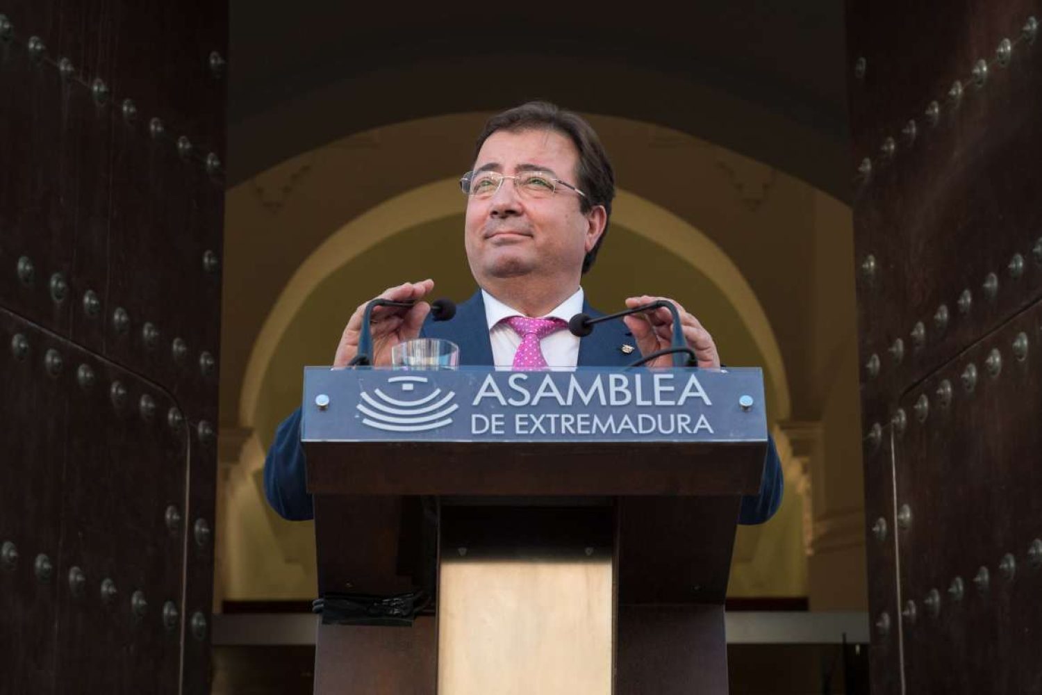 Fernández Vara, en su toma de posesión