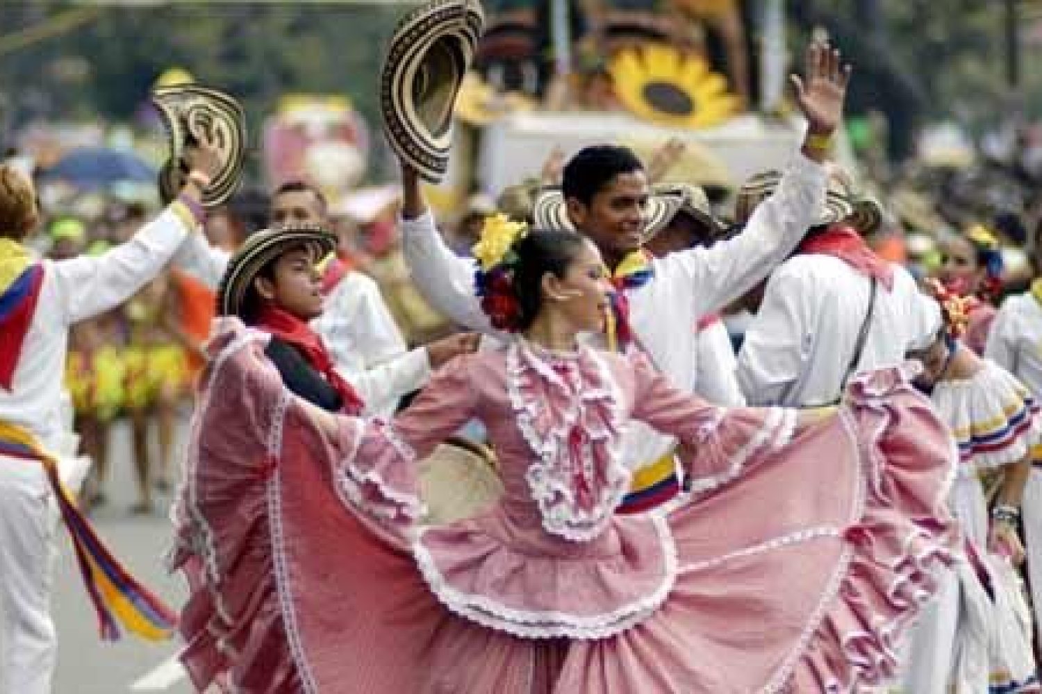 Imgen del folklore de Colombia.