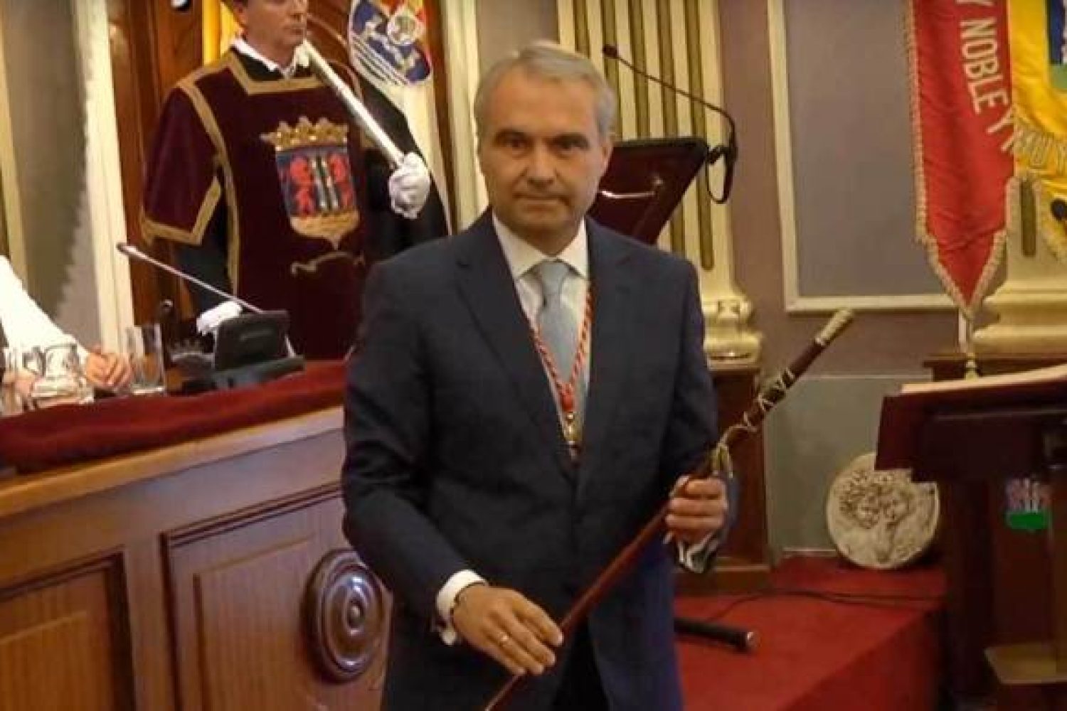 Francisco Javier Fragoso, alcalde de Badajoz.