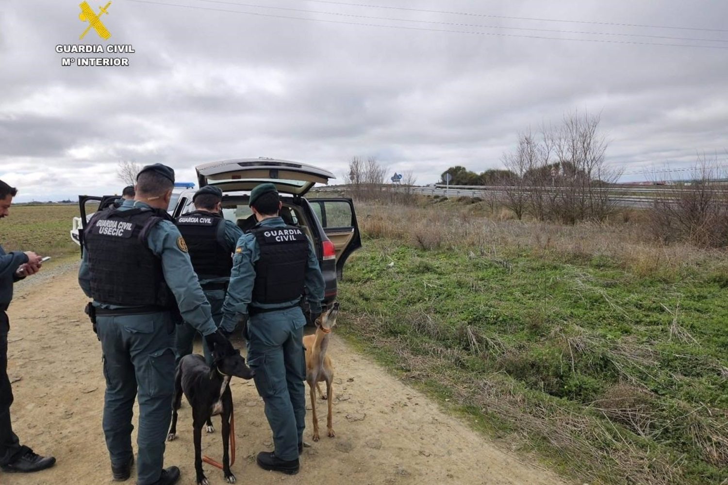 Sucesos.- Interceptados en Salamanca tres cazadores furtivos procedentes de Extremadura