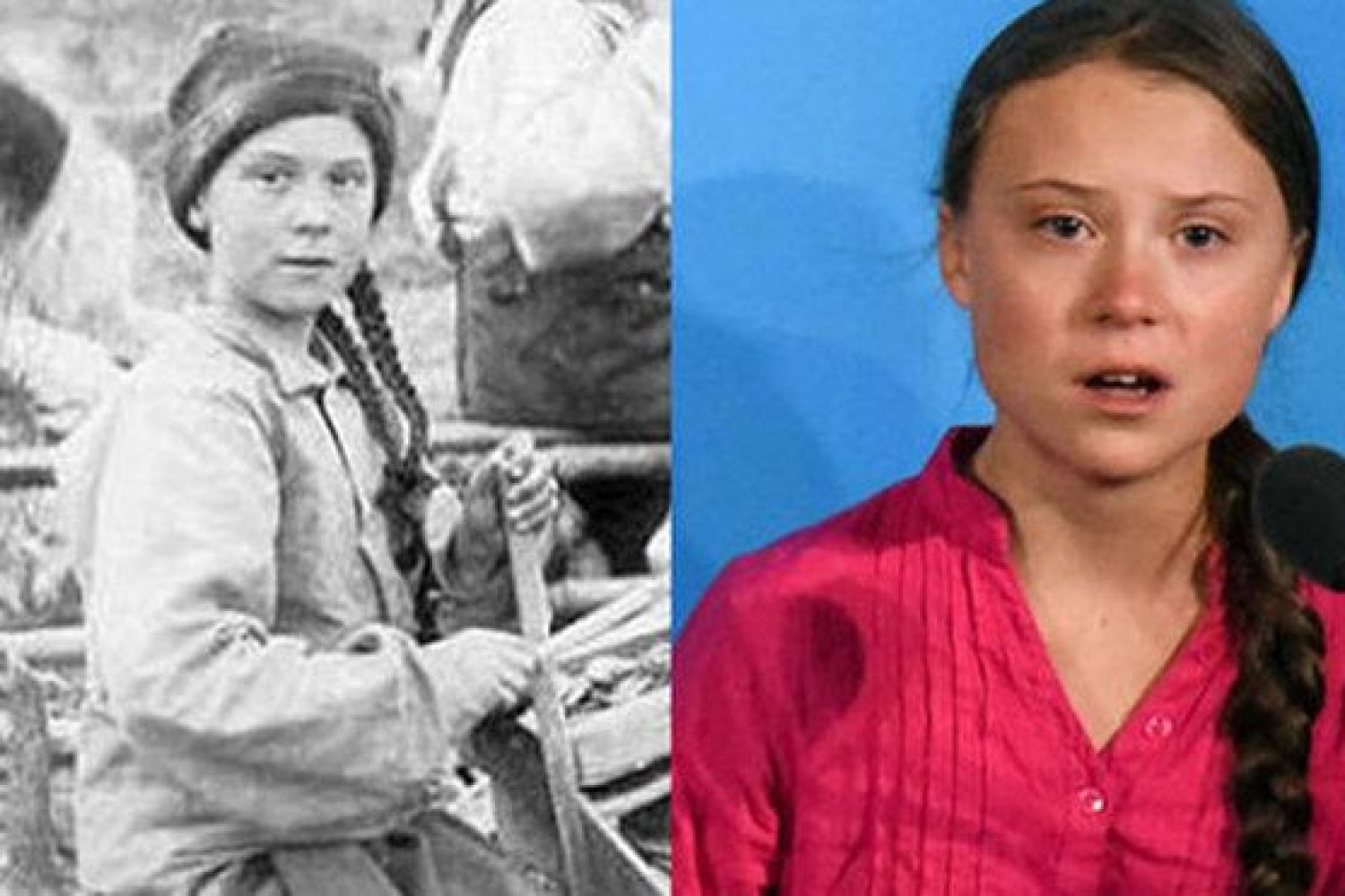 Greta Thunberg, de buscadora de oro en 1898 a activista medioambiental en 2019