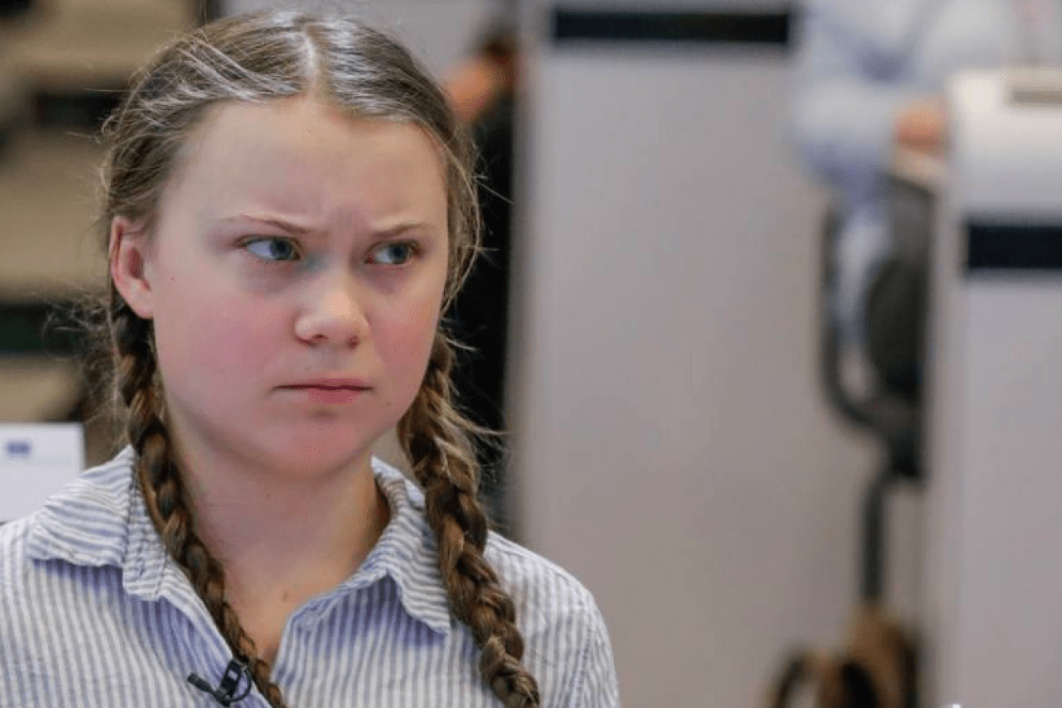 Greta Thunberg.