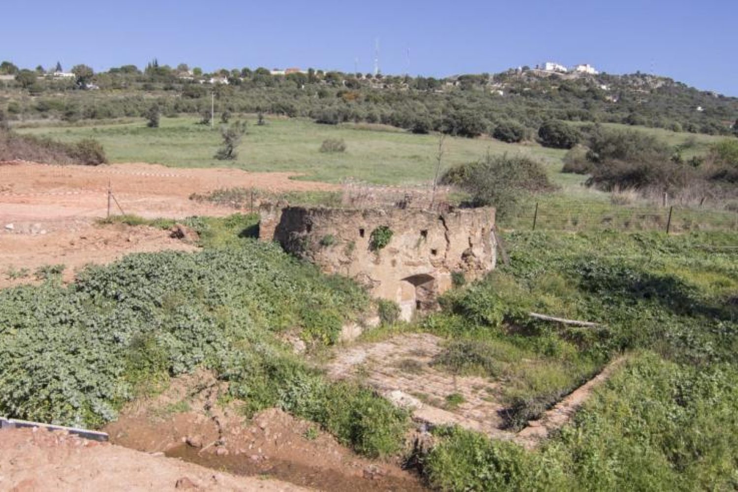 Zona donde se han hallado las cavidadees en la Ronda Sureste. Cedida.