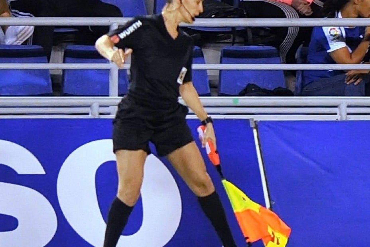 GUadalupe Porras, árbitra extremeña en Primera División.