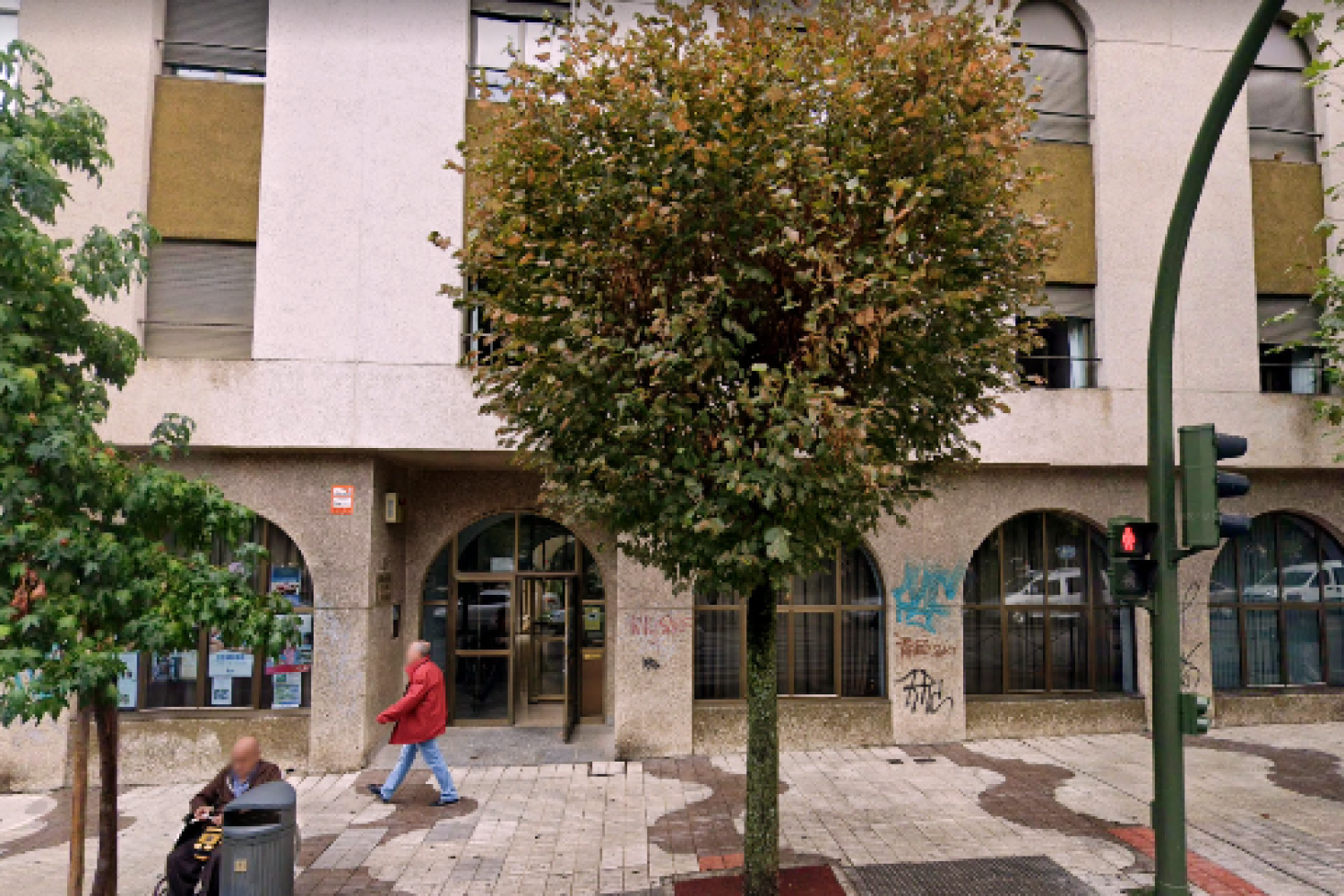 Fachada de las Hermanitas de los Pobres. Cáceres.
