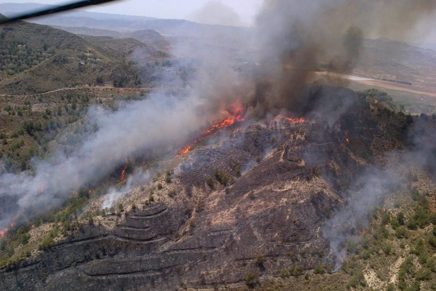 13/05/2015 
   El dispositivo para la prevención y extinción de incendios forestales, el Plan Infoca, ha dado por estabilizado el incendio forestal declarado poco antes de las 12,00 horas junto a la rambla Uribe, en la intersección de la A-7 con la A-334 en Huércal-Overa, una zona cercana al pantano de Cuevas del Almanzora en Almería
POLITICA ANDALUCÍA ESPAÑA EUROPA ALMERÍA AUTONOMÍAS SOCIEDAD
EUROPA PRESS/INFOCA