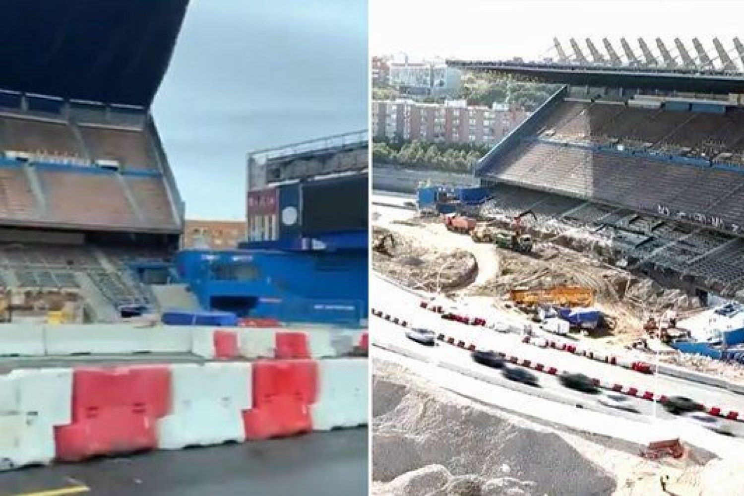 La M30 ya atraviesa el Calderón: así es cruzar el templo rojiblanco en coche